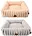 Fully enclosed square cat bed